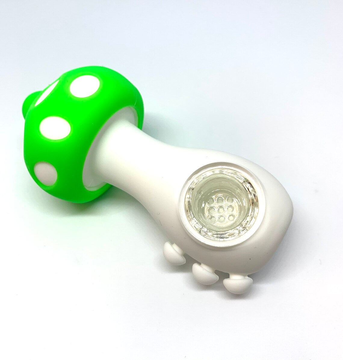 Discreet Mushroom Heavy Silicone Pipe Tobacco Smoking Bowl Smoke Pipes