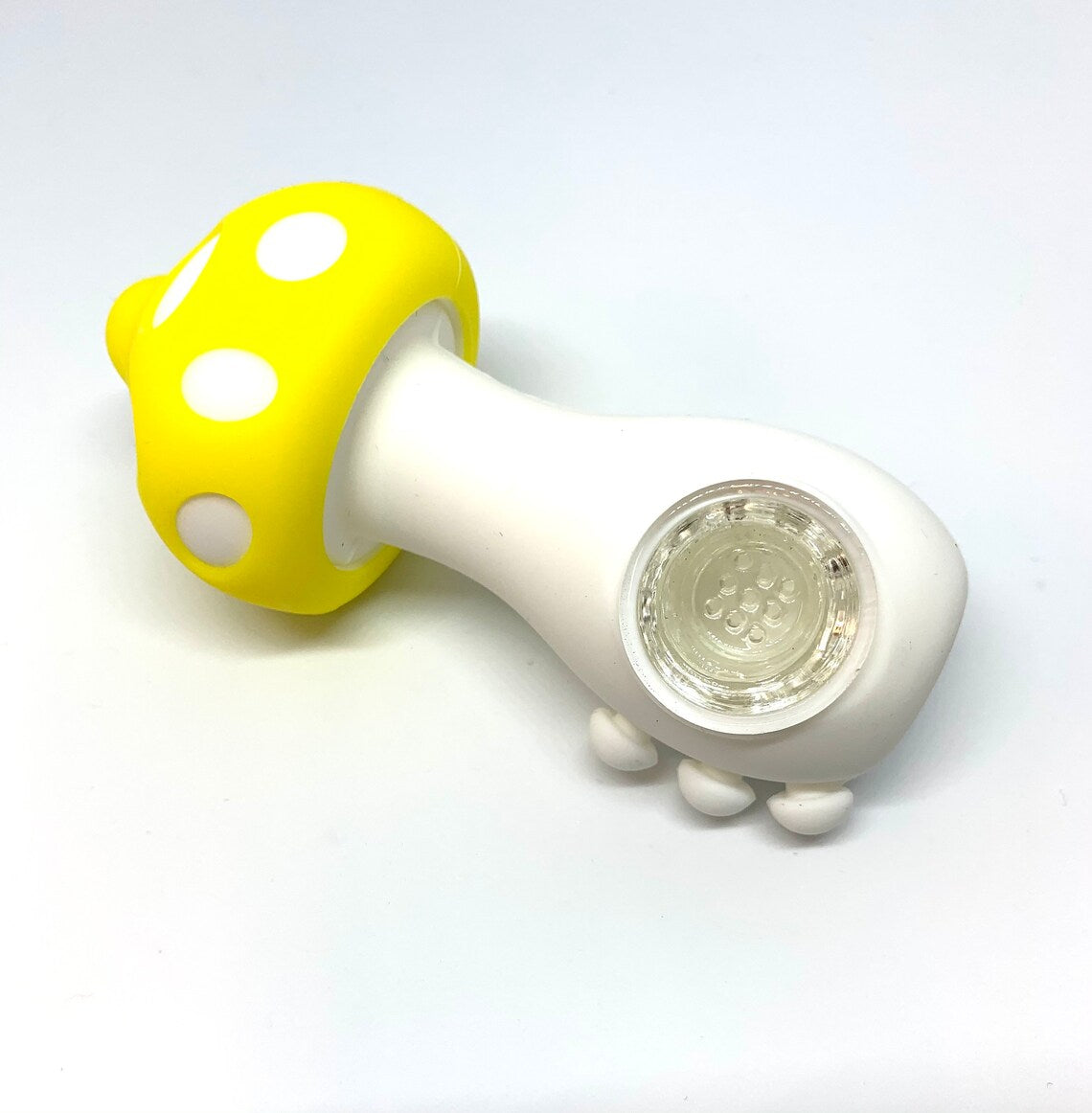 Discreet Mushroom Heavy Silicone Pipe Tobacco Smoking Bowl Smoke Pipes