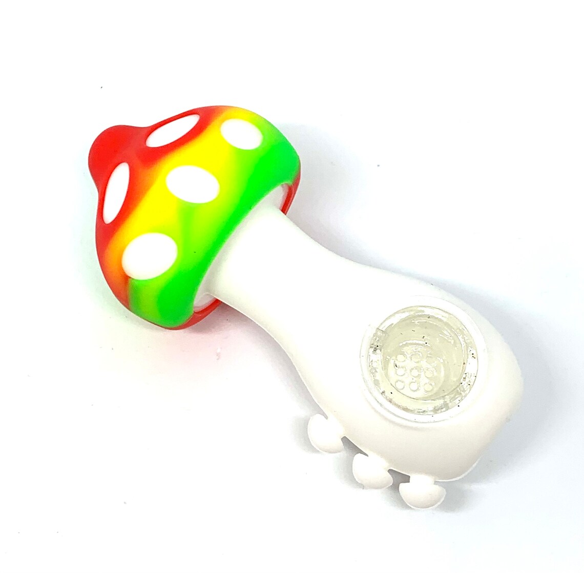 Discreet Mushroom Heavy Silicone Pipe Tobacco Smoking Bowl Smoke Pipes