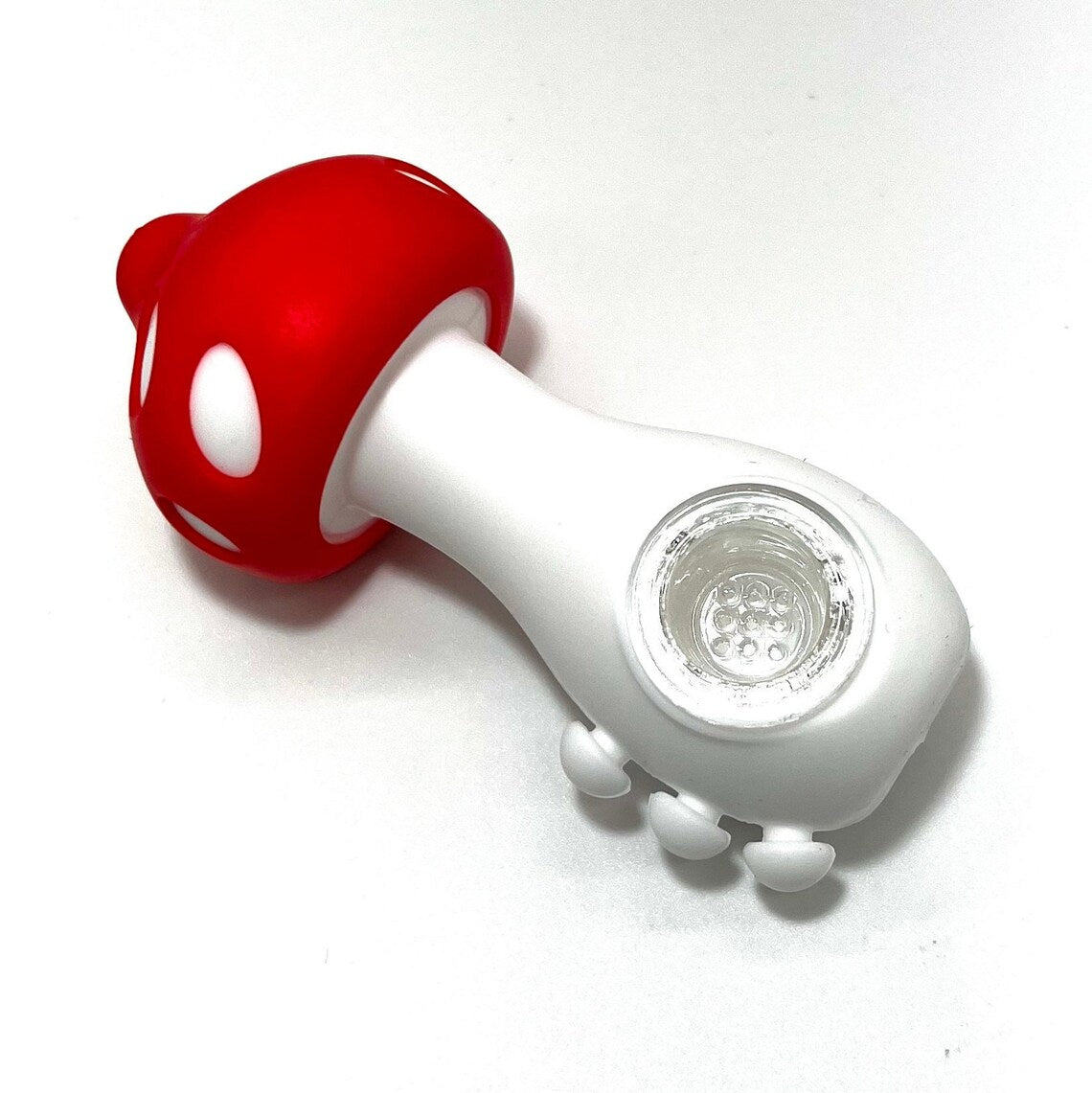 Discreet Mushroom Heavy Silicone Pipe Tobacco Smoking Bowl Smoke Pipes