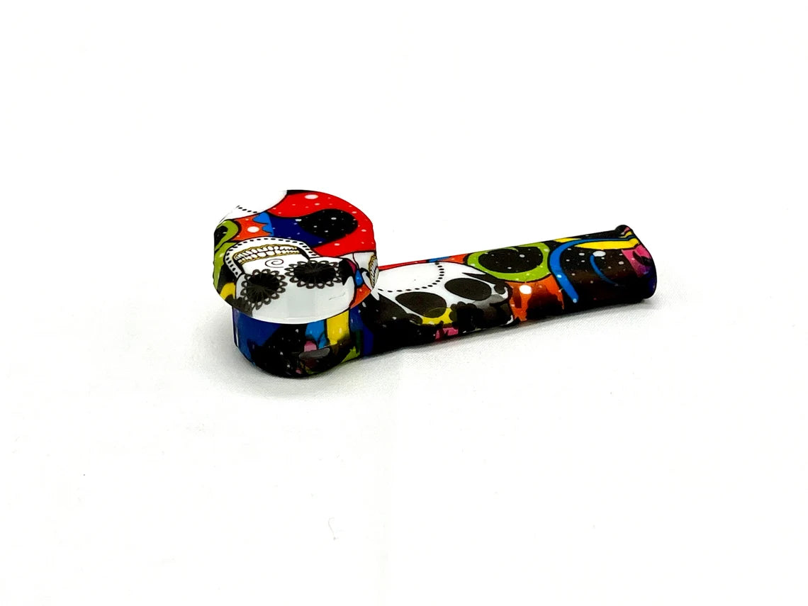 Discreet Heavy Silicone Pipe Tobacco Smoking Bowl Smoke Pipes