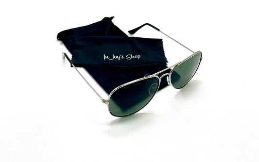 Retro Aviator Sunglasses Classic Men Women Fashion Cop Metal Frame