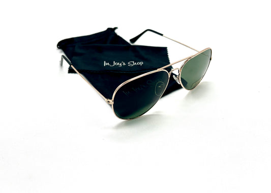 Retro Aviator Sunglasses Classic Men Women Fashion Cop Metal Frame
