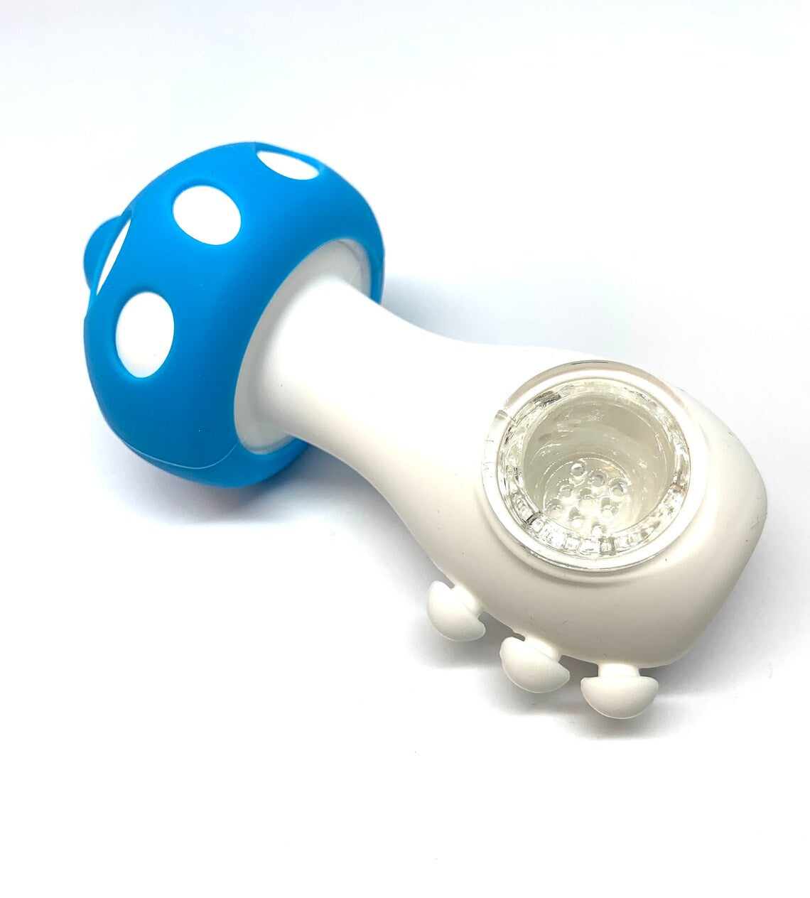 Discreet Mushroom Heavy Silicone Pipe Tobacco Smoking Bowl Smoke Pipes