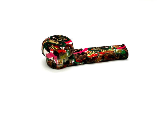 Discreet Heavy Silicone Pipe Tobacco Smoking Bowl Smoke Pipes