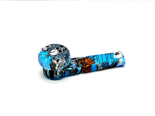 Discreet Heavy Silicone Pipe Tobacco Smoking Bowl Smoke Pipes