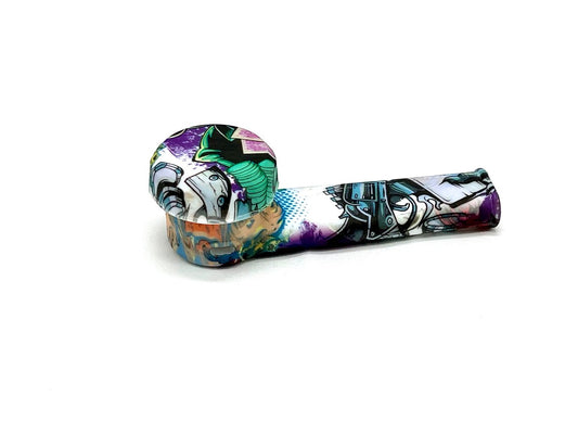 Discreet Heavy Silicone Pipe Tobacco Smoking Bowl Smoke Pipes