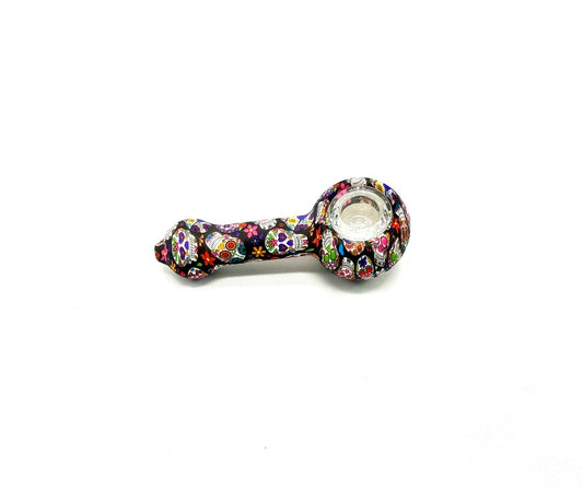 Discreet Heavy Silicone Pipe Tobacco Smoking Bowl Smoke Pipes- Glass Bowl