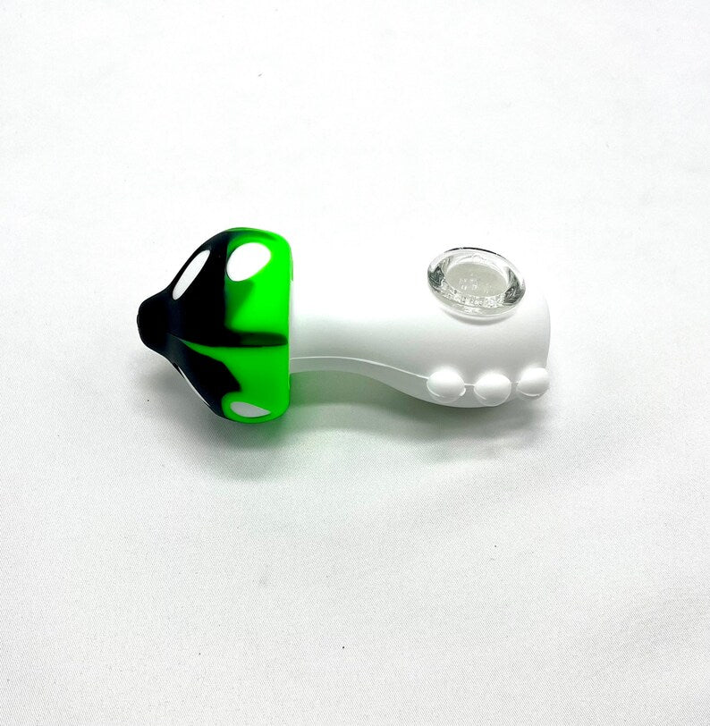 Discreet Mushroom Heavy Silicone Pipe Tobacco Smoking Bowl Smoke Pipes