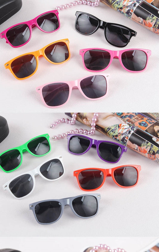 Fashion Retro Rewind Glasses Vintage Men Women Flex Fit Sunglasses Smoke Lens - In Joy's Shops