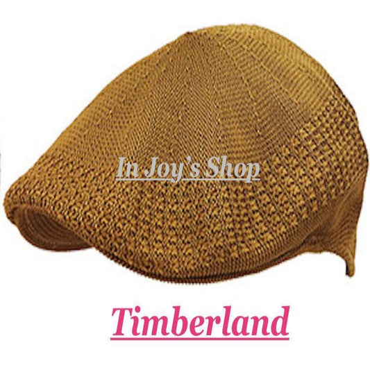 Newsboy Classic Mesh Ivy Newsboy Ivy Crochet Driving Golf Cap Hat (Timberland Large) - In Joy's Shops